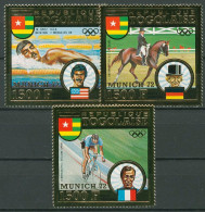 Togo 1973 Olympische Spiele München Medaillengewinner 962/64 A Postfrisch - Togo (1960-...)