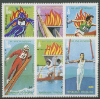 Togo 1979 Olympische Spiele 1980 Turnen Kanu Skispringen 1380/85 A Postfrisch - Togo (1960-...)