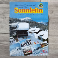 Ski Bauerndorf Sonnleitn Kärnten, Vintage Tourism Brochure, Prospect, Guide (pro5) - Reiseprospekte