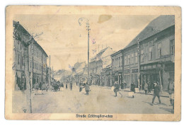 RO 95 - 13903 TARGU-MURES, Street, Stores - Old Postcard - Used - 1924 - Roumanie