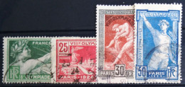 FRANCE                           N° 183/186                OBLITERE               Cote : 23 € - Used Stamps
