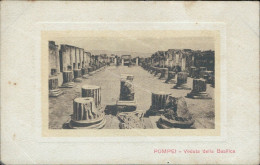 An773  Cartolina  Pompei Veduta Della Basilica Napoli Campania - Napoli (Neapel)