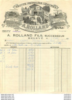 TOURS A. ROLLAND FRUITS PRIMEURS LEGUMES  3 RUE PHILIPPE LEBON 1939 - 1900 – 1949