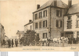 SAINT PARDOUX SERVICE DE RIOM ATTELAGE CHEVAUX ET VOYAGEURS - Autres & Non Classés