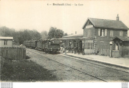 BRETEUIL LA GARE ET LE TRAIN - Breteuil