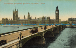 R644016 London. Westminster Bridge And Houses Of Parliament. Valentines Series - Andere & Zonder Classificatie