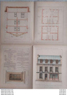 PETITES CONSTRUCTIONS FRANCAISES PL. 89 A 92  EDIT. THEZARD MAISON D'HOTEL RESTAURANT - Arquitectura