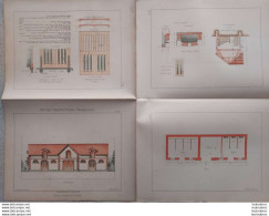 PETITES CONSTRUCTIONS FRANCAISES PL. 21 A 24    EDIT. THEZARD ECURIE REMISE ET ETABLE - Architectuur