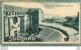 CHROMO CAFOLA SUCHARD ORANGE THEATRE ROMAIN - Suchard