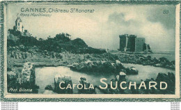 CHROMO CAFOLA SUCHARD CANNES CHATEAU ST HONORAT - Suchard