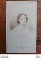 CDV JEUNE FEMME PHOTO HUBERT BAUDON GRENOBLE  10.50 X 6 CM - Alte (vor 1900)