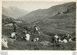 ALPINISME PYRENEES LA MUNIA HALTE AU CIRQUE DE TROUMOUSE 1949 PHOTO ORIGINALE 13 X 9 CM - Places