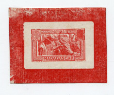 !!! MADAGASCAR, EMISSION ZEBU, EPREUVE EN ROUGE SANS VALEUR - Unused Stamps