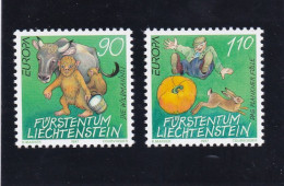 Liechtenstein 1997, Cat. Zumstein  1087/889 **.Europa, Contes Et Légendes. - Unused Stamps