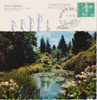 AK  "Isola Di Brissago - Parco Botanico"  ISOLE DI BRISSAGO       1964 - Storia Postale