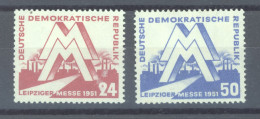 Allemagne  -  RDA  :  Mi  282-83  * - Unused Stamps