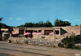 RECTO/VERSO - CPSM - SAINT REMEZE - RESTAURANT LA BERGERIE DE PLANCE - ENTRE L'AVEN MARZAL ET GROTTE DE LA MADELEINE - Other & Unclassified