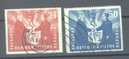 Allemagne  -  RDA  :  Mi  284-85  (o)           ,    N2 - Used Stamps