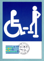 Carte Maximum 1988  - Accessibilité Aux Handicapés - YT 2536 - 69 Lyon - 1980-1989