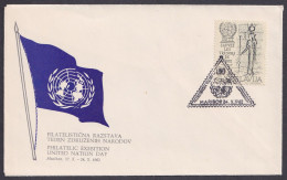 .Yugoslavia, 1962-10-24, Slovenia, Maribor, Day Of United Nations, Exhibition, Special Postmark & Cover - Andere & Zonder Classificatie