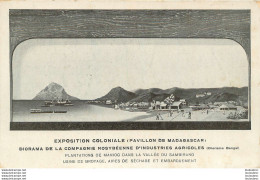 DIORAMA DE LA COMPAGNIE NOSYBEENNE D'INDUSTRIES AGRICOLES EXPOSTION COLONIALE - Madagaskar