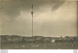 ALLEMAGNE CARTE PHOTO MILITAIRE SOLDAT AU MAT - Other & Unclassified