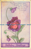 R644101 Birthday Greetings. May Flowers Bloom Along The Path You Tread. Philco P - Monde