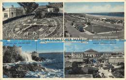 R646053 Weston Super Mare. Rough Sea. Anchor Head. Winter Gardens And Pavilion. - Monde