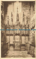 R644108 Edinburgh. St. Giles Cathedral. Thistle Chapel. Royal Stalls. Valentine. - Monde