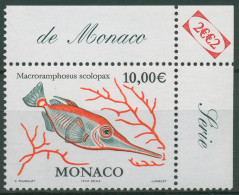 Monaco 2002 Naturschutz Mediterrane Tierwelt Fisch 2582 Ecke Postfrisch - Neufs