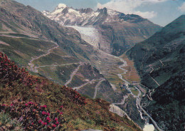 Gletsch Mit Grimsel Un Furkapass Und Rhonegletscher - Sonstige & Ohne Zuordnung