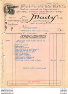 MADY LOUIS PARMENTIER ATELIER REPARATION MAGNETOS DYNAMOS  RUE FOLIE MERICOURT PARIS - 1900 – 1949