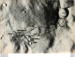 PARCOURS D'APOLLO 14  01/1971 DEPLOIEMENT DE L'ALSEP PHOTO 18X13CM - Aviación