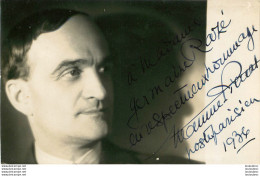 MAURICE PIERRAT AVEC DEDICACE AUTOGRAPHE  1936 - Artiesten