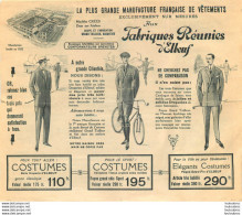 MANUFACTURE D'ELBEUF CHEMISERIE  LA TOILE COSTUMES DEPLIANT PUBLICITAIRE MODE  HAUTE COUTURE - Advertising