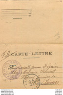 83em REGIMENT D'ARTILLERIE LOURDE CARTE LETTRE 1919 - Andere & Zonder Classificatie