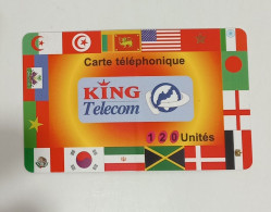 Télécarte King Télécom 120 Unités - Other & Unclassified