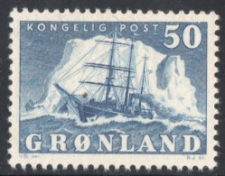 Greenland 1950 60 Ǿ Arctic Vessel Hustav Holm 1 Value. MNH - Ungebraucht