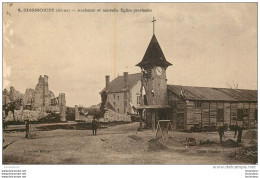 GUIGNICOURT SUR AISNE ANCIENNE ET NOUVELLE EGLISE PROVISOIRE - Altri & Non Classificati