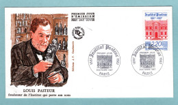 FDC France 1987 - Institut Pasteur - YT 2496 - Paris - 1980-1989