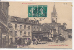 Bonnebosq (14 Calvados) Hôtel Du Bras D'or Fontaine (au 1er Plan + Tampon Au Dos Et écrite Des Propriétaires) En 1911 - Autres & Non Classés