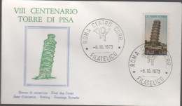 ITALIA - ITALIE - ITALY - 1973 - Torre Di Pisa - FDC - FDC
