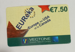 Télécarte Eurêka Vectone 7.50€ - Autres & Non Classés