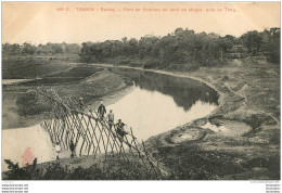 TONKIN SONTAY PONT EN BAMBOU OU PONT DES SINGES - Vietnam