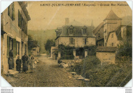 SAINT JULIEN D'EMPARE GRANDE RUE NATIONALE ANGLES COUPES - Other & Unclassified