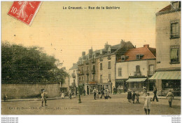 LE CREUSOT RUE DE LA SABLIERE  EDITION MARTET  TOILEE COULEUR - Le Creusot