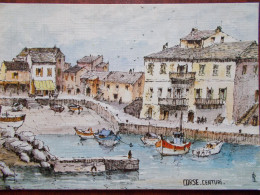 20B - CENTURI - Le Port. Aquarelle De Robert LEPINE - Sonstige & Ohne Zuordnung