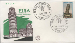 ITALIA - ITALIE - ITALY - 1973 - Torre Di Pisa - FDC Filagrano - FDC