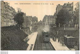 RARE VINCENNES INTERIEUR DE LA GARE - Vincennes