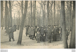 PARIS XII BOIS DE VINCENNES JEU DE BOULES  PETANQUE - Arrondissement: 12